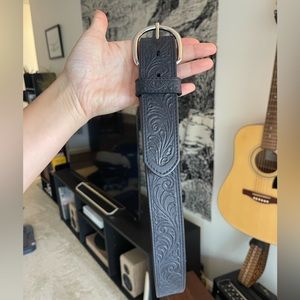 Justin Black Western Belt
